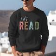 Let's Read Book Nerd Reading Book Lover Librarian Teacher Unisex Sweatshirt, funny gift
