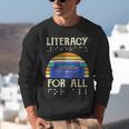Literacy For All Visually Impaired Braille Teacher The Blind Unisex Sweatshirt, funny gift Literacy For All Visually Impaired Braille Teacher The Blind Unisex Sweatshirt, funny gift