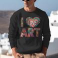 I Love Art Artist Painter Colorful Painting Art Teacher Unisex Sweatshirt, funny gift I Love Art Artist Painter Colorful Painting Art Teacher Unisex Sweatshirt, funny gift