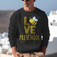 Love Preschool Back To School Yellow Bee Preschool Teacher For Men Women Girls Kids Unisex Sweatshirt, funny gift