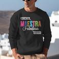 Maestra Fabulosa Bilingual Spanish Espanol Teacher School Unisex Sweatshirt, funny gift Maestra Fabulosa Bilingual Spanish Espanol Teacher School Unisex Sweatshirt, funny gift