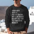 Never Mess With An English Teacher Back To School Unisex Sweatshirt, English Teacher Sweatshirts, funny gift Never Mess With An English Teacher Back To School Unisex Sweatshirt, English Teacher Sweatshirts, funny gift