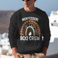 Montessori Teacher Halloween Boo Rainbow Leopard Halloween Unisex Sweatshirt, funny gift Montessori Teacher Halloween Boo Rainbow Leopard Halloween Unisex Sweatshirt, funny gift