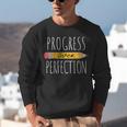 Motivational Progress Over Perfection Back To School Teacher Unisex Sweatshirt, funny gift