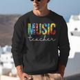 Music Teacher Tie Dye Appreciation Day Hello Back To School Men Women Unisex Sweatshirt, funny gift