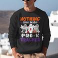 Nothing Scares Me I'm A Pre-K Teacher Halloween Ghosts Unisex Sweatshirt, funny gift