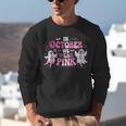 In October We Wear Pink Ballet Ghost Teacher Breast Cancer Unisex Sweatshirt, funny gift