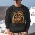 One Thankful Math Teacher Thanksgiving Autumn Fall Rainbow Unisex Sweatshirt, funny gift