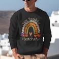 One Thankful Teacher Thanksgiving Turkey Rainbow Fall Unisex Sweatshirt, funny gift