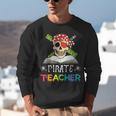 Pirate Teacher Halloween Skull Adult Unisex Sweatshirt, funny gift