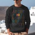 Pre K Kindergarten Hi Alphabet Back To School Teachers Men Women Girls Kids Unisex Sweatshirt, funny gift