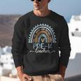 Pre-K Teacher Leopard Boho Rainbow Back To School Unisex Sweatshirt, funny gift Pre-K Teacher Leopard Boho Rainbow Back To School Unisex Sweatshirt, funny gift