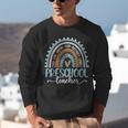 Preschool Teacher Leopard Boho Rainbow Back To School Unisex Sweatshirt, funny gift Preschool Teacher Leopard Boho Rainbow Back To School Unisex Sweatshirt, funny gift