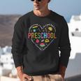 Preschool Teacher Pre-K Heart First Day Of Preschool Kids Unisex Sweatshirt, funny gift