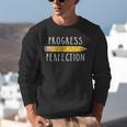 Progress Over Perfection Motivational Teacher Tee Unisex Sweatshirt, funny gift