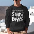 Proud Supporter Of Snow Days Teacher Christmas Men Women Unisex Sweatshirt, funny gift