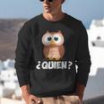 Quien Who Owl Spanish Teacher Unisex Sweatshirt, funny gift