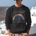 Rainbow Math Equation Teacher Nerd Retro LGBT Gay Pride Flag Unisex Sweatshirt, funny gift