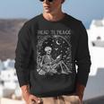 Read In Peace Skeleton Reading Teacher Spooky Halloween Unisex Sweatshirt, funny gift Read In Peace Skeleton Reading Teacher Spooky Halloween Unisex Sweatshirt, funny gift