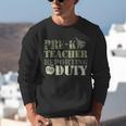 Retro Back To School Women Old Camo Pre-K Teacher Unisex Sweatshirt, funny gift Retro Back To School Women Old Camo Pre-K Teacher Unisex Sweatshirt, funny gift