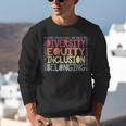 Retro Diversity Equity Inclusion Belonging DEIB Teacher Unisex Sweatshirt, funny gift Retro Diversity Equity Inclusion Belonging DEIB Teacher Unisex Sweatshirt, funny gift