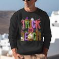 Retro Trick Or Teach Leopard Ghost Halloween Spooky Teacher Unisex Sweatshirt, funny gift Retro Trick Or Teach Leopard Ghost Halloween Spooky Teacher Unisex Sweatshirt, funny gift