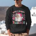 Santa Favorite Teacher Shirt Teacher Christmas Unisex Sweatshirt, funny gift