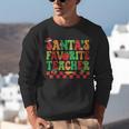Santas Favorite Teacher Retro Groovy Christmas Xmas Women Unisex Sweatshirt, Groovy Teacher Sweatshirts, funny gift Santas Favorite Teacher Retro Groovy Christmas Xmas Women Unisex Sweatshirt, Groovy Teacher Sweatshirts, funny gift