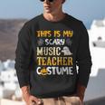 This Is My Scary Music Teacher Halloween Costumes Pajama Unisex Sweatshirt, funny gift