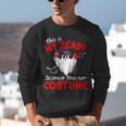 This Is My Scary Science Teacher Costume Ghost Halloween Unisex Sweatshirt, Science Teacher Sweatshirts, funny gift