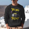 School Math Teacher Halloween 2022 Trig Or Treat Shirt Unisex Sweatshirt, funny gift