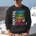 You Are SMART BRAVE STRONG KIND LOVED MOTIVATION TEACHER KID Unisex Sweatshirt, funny gift You Are SMART BRAVE STRONG KIND LOVED MOTIVATION TEACHER KID Unisex Sweatshirt, funny gift