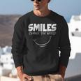 Smile Smiles Change The World Teacher T-Shirt Happy T-Shirt Unisex Sweatshirt, funny gift