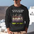 Sorry My Fault Earthquake Tectonic Plate Science Teacher Pun Unisex Sweatshirt, Science Teacher Sweatshirts, funny gift