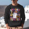Spooky Teacher Ghost Pencil Teach Halloween Teacher Unisex Sweatshirt, funny gift