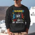 I Survived 67 Days Of School 67 Teacher Squad Matching Unisex Sweatshirt, funny gift I Survived 67 Days Of School 67 Teacher Squad Matching Unisex Sweatshirt, funny gift