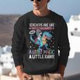T Rex Dinosaur Unicorn Teachers Are Like Unicornasaurus Rex Unisex Sweatshirt, funny gift T Rex Dinosaur Unicorn Teachers Are Like Unicornasaurus Rex Unisex Sweatshirt, funny gift