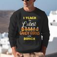I Teach The Cutest Candy Corn In The Patch Teacher Halloween Unisex Sweatshirt, funny gift