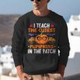 I Teach The Cutest Pumpkins In The Patch Halloween Teacher Unisex Sweatshirt, funny gift I Teach The Cutest Pumpkins In The Patch Halloween Teacher Unisex Sweatshirt, funny gift