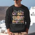 I Teach The Cutest Pumpkins In The Patch Teacher Retro Unisex Sweatshirt, funny gift