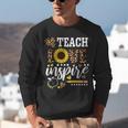 TEACH LOVE INSPIRE Teacher Sunflower Appreciation Unisex Sweatshirt, funny gift