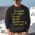 Teacher Or Professor Essay Thesis Writing Joke For Men Women Unisex Sweatshirt, Writing Teacher Sweatshirts, funny gift