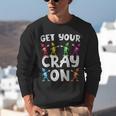 Teacher's Get Your Cray On Dabbing Crayons Unisex Sweatshirt, funny gift Teacher's Get Your Cray On Dabbing Crayons Unisex Sweatshirt, funny gift
