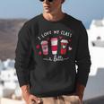 Teachers Valentine Day I Love My Class A Latte Coffee Women Unisex Sweatshirt, funny gift