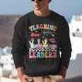 Teaching Future Leaders Groovy Teacher Back To School Unisex Sweatshirt, Future Teacher Sweatshirts, Groovy Teacher Sweatshirts, funny gift