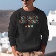 Test Day Teacher You Can Do Hard Things Heart Women Kids Unisex Sweatshirt, funny gift