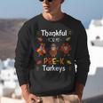 Thankful For My Prek Turkeys In Masks Thanksgiving Teacher For Men Women Unisex Sweatshirt, funny gift