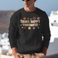 Think Happy Thoughts Teens Spring Positive Message Teachers For Men Women Girls Kids Unisex Sweatshirt, funny gift