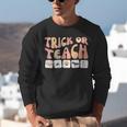 Trick Or Teach With Symbols Special Education Teacher Spooky Unisex Sweatshirt, funny gift Trick Or Teach With Symbols Special Education Teacher Spooky Unisex Sweatshirt, funny gift