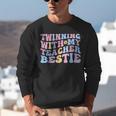 Twinning With My Teacher Bestie Teaching Partner Unisex Sweatshirt, funny gift